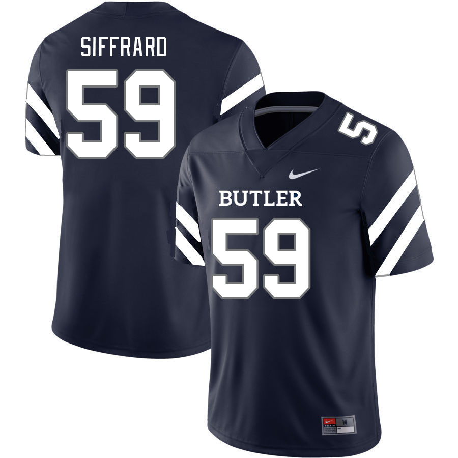 Men-Youth #59 Shane Siffrard Butler Bulldogs 2023 College Football Jerseys Stitched-Navy
